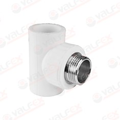 Тройник переходной с наружной резьбой 20х1/2"х20 (100/25) (Valfex)