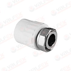 Муфта с накидной гайкой 20х1/2" (150/30) (Valfex)