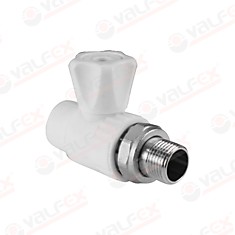 Кран шаровой для радиатора прямой 25х3/4" (50/10) (Valfex)